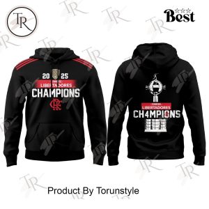 Flamengo FC X CONMEBOL Libertadores 2025  Champions Hoodie
