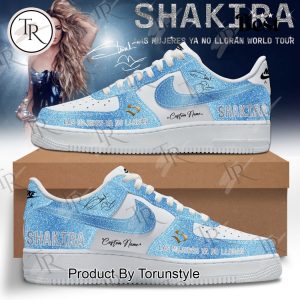 Shakira X Las Mujeres Ya No Lloran World Tour 2025 Custom Name Air Force 1 Sneakers