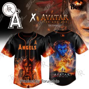 Los Angeles Angels x Avatar 3 Fire & Ash 2025 Baseball Jersey