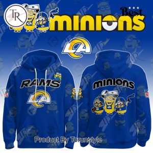Los Angeles Rams X Minions 2025 New Design Hoodie