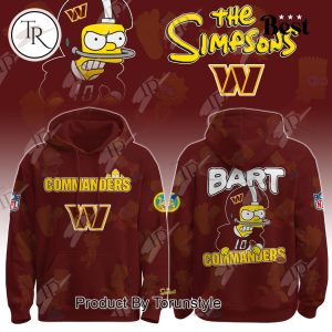 Washington Commanders X The Simpsons New Design 2025 Hoodie