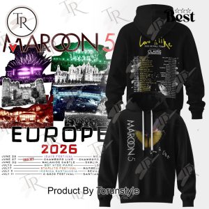 Maroon 5 Europe 2026 Hoodie