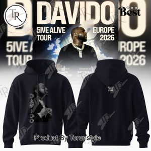 Davido X 5ive Alive Tour Europe 2026 Hoodie