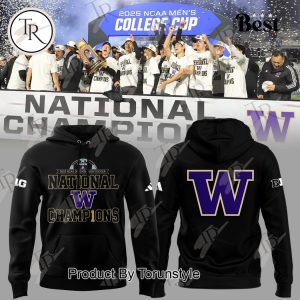 Washington Huskies National Champions 2025 Black Hoodie