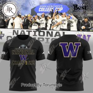 Washington Huskies National Champions 2025 Black Hoodie