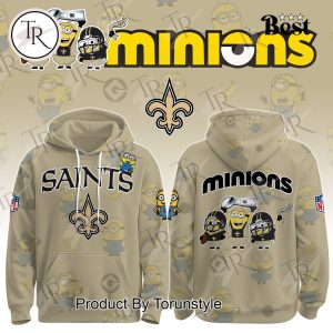 New Orleans Saints X Minions 2025 New Design Hoodie