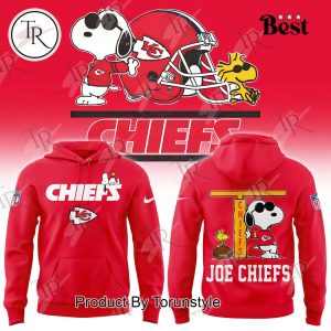 Kansas City Chiefs x Snoopy “Joe Chiefs” 2025 Red Hoodie