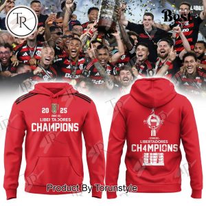 Flamengo FC X CONMEBOL Libertadores Champions 2025 Hoodie