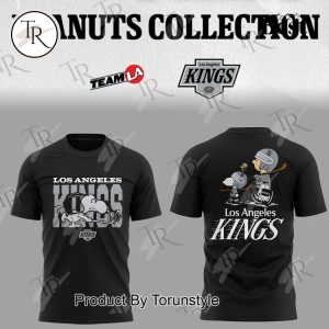 Los Angeles Kings X Peanuts & Snoopy 2025 Black Hoodie