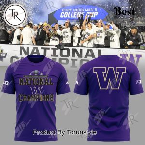 Washington Huskies National Champions 2025 Purple Hoodie