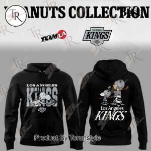 Los Angeles Kings X Peanuts & Snoopy 2025 Black Hoodie