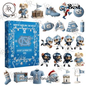 North Carolina Tar Heels Christmas 2025 Advent Calendar