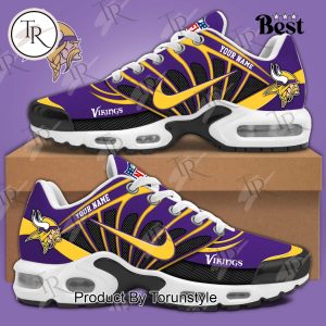 Minnesota Vikings Classic Design Custom Name TN Shoes