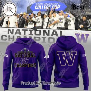 Washington Huskies National Champions 2025 Purple Hoodie