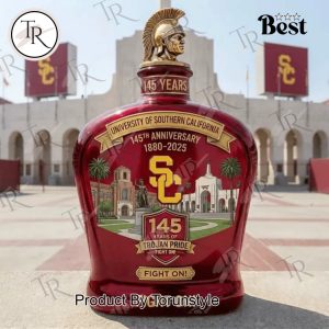 USC Trojans 145th Anniversary 1880-2025 Whiskey Bottle