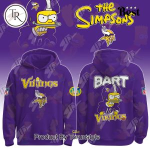 Minnesota Vikings X The Simpsons New Design 2025 Hoodie
