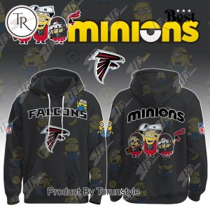 Atlanta Falcons X Minions 2025 New Design Hoodie