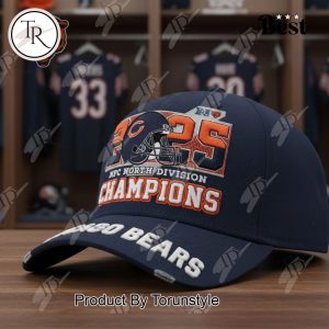 Chicago Bears NFC North Division Champions 2025 Cap