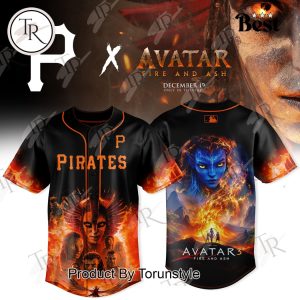 Pittsburgh Pirates x Avatar 3 Fire & Ash 2025 Baseball Jersey