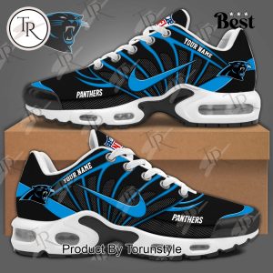 Carolina Panthers Classic Design Custom Name TN Shoes