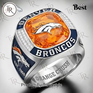 Denver Broncos Orange Crush Ring