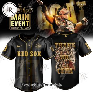 Boston Red Sox X John Cena Saturday Night’s Main Event Final Match 2025 Baseball Jersey