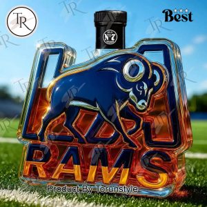 Los Angeles Rams 2025 Whiskey Bottle