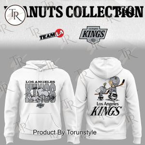 Los Angeles Kings X Peanuts & Snoopy 2025 White Hoodie