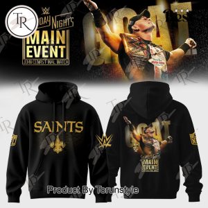 New Orleans Saints X John Cena Saturday Night’s Main Event Final Match 2025 Hoodie