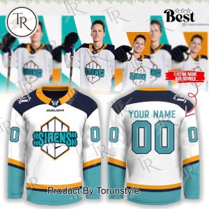 New York Sirens 2025 Classic Edition Custom Name Hockey Jersey