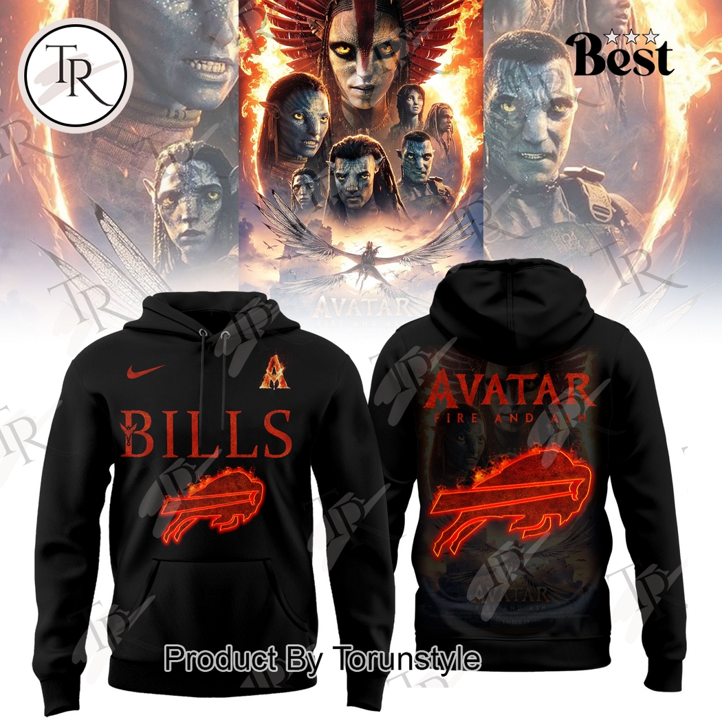 Buffalo Bills X Avatar 3 Fire And Ash 2025 Hoodie Buffalo Bills X Avatar 3 Fire And Ash 2025 Hoodie