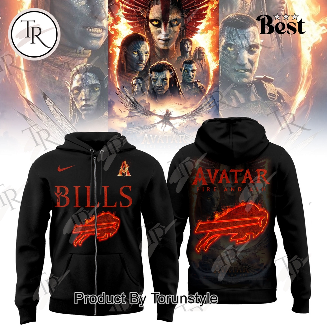 Buffalo Bills X Avatar 3 Fire And Ash 2025 Hoodie Buffalo Bills X Avatar 3 Fire And Ash 2025 Hoodie
