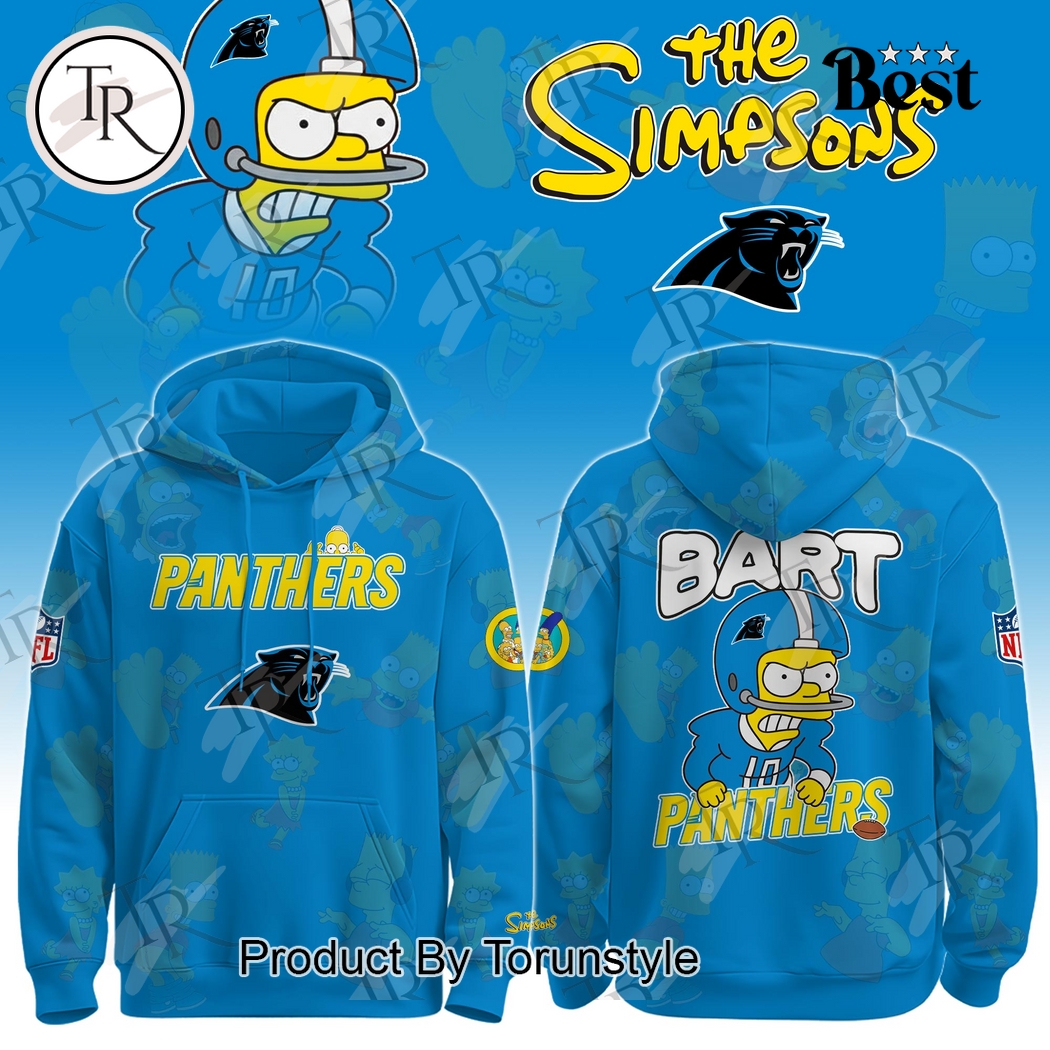 Carolina Panthers X The Simpsons New Design 2025 Hoodie Carolina Panthers X The Simpsons New Design 2025 Hoodie