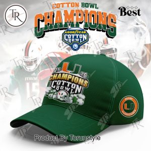 Miami Hurricanes Cotton Bowl Champions 2026 Cap