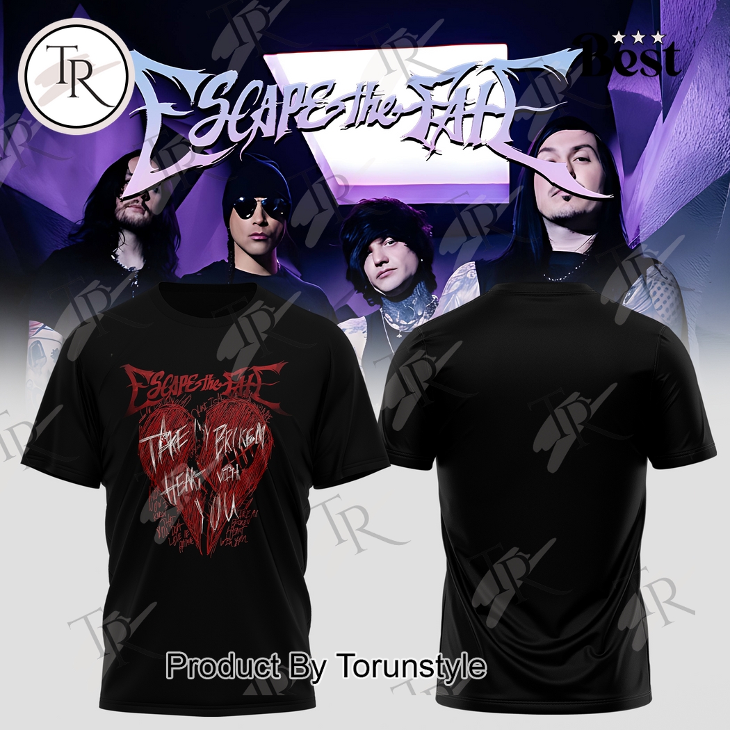 Escape The Fate Sleepless Empire Tour Black Hoodie Escape The Fate Sleepless Empire Tour Black Hoodie