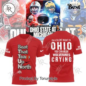 Ohio State Buckeyes X Michigan Wolverine 2025 Beat That Team Up North Hoodie