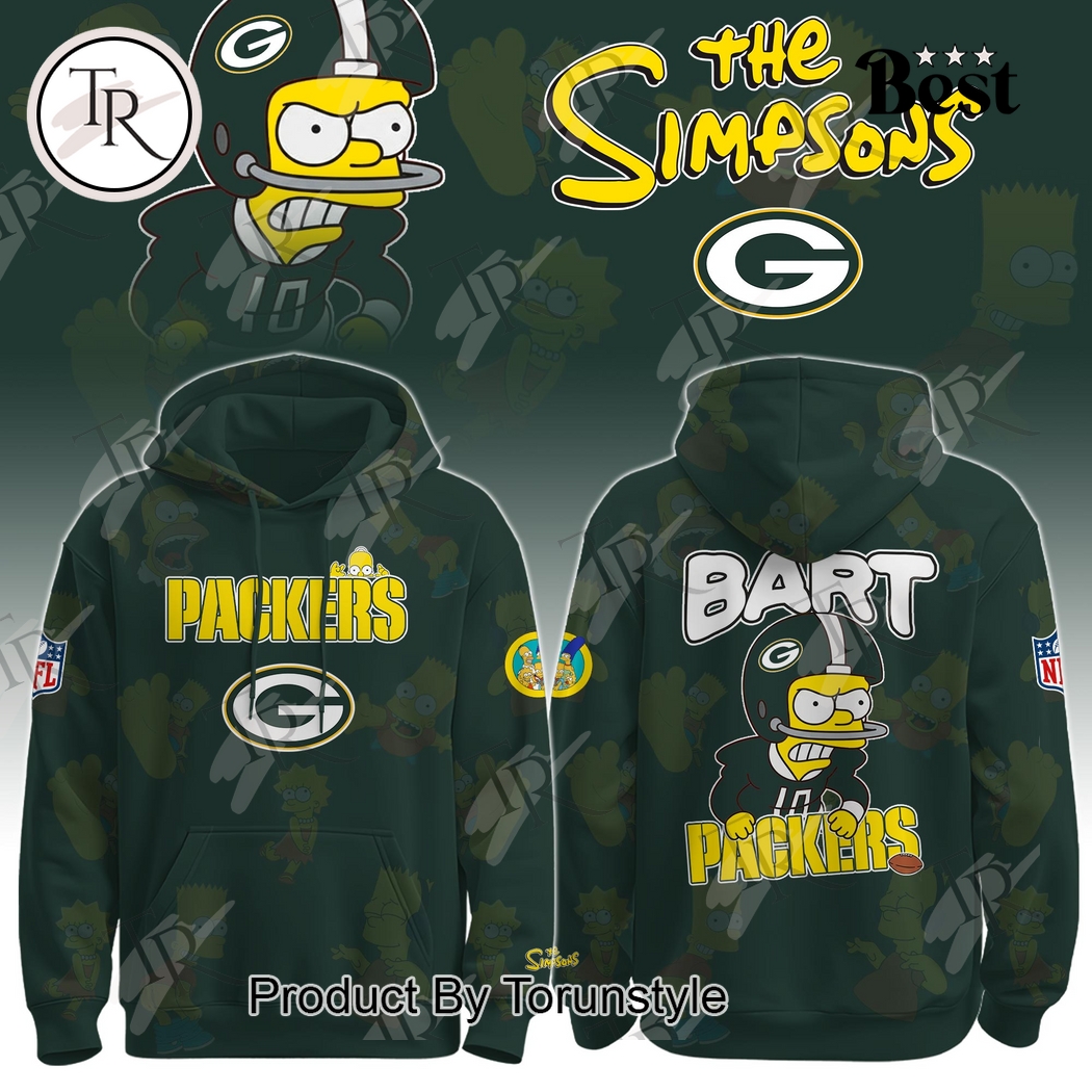 Green Bay Packers X The Simpsons New Design 2025 Hoodie Green Bay Packers X The Simpsons New Design 2025 Hoodie