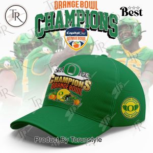 Oregon Ducks Orange Bowl Champions 2026 Cap