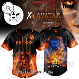Houston Astros x Avatar 3 Fire & Ash 2025 Baseball Jersey
