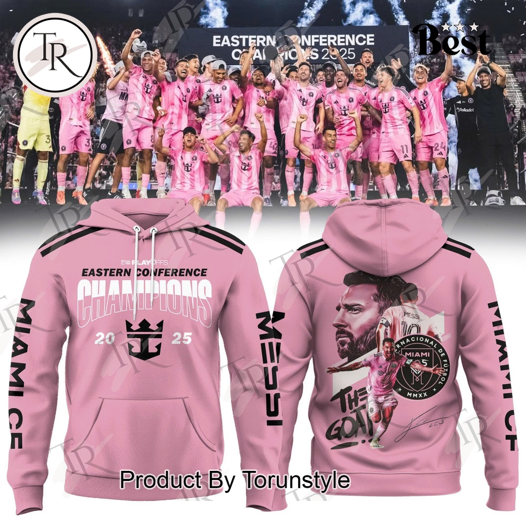 Inter Miami X Eastern Conference Champions Messi 2026 Hoodie Inter Miami X Eastern Conference Champions Messi 2026 Hoodie