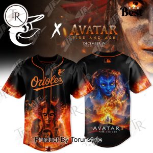 Baltimore Orioles x Avatar 3 Fire & Ash 2025 Baseball Jersey