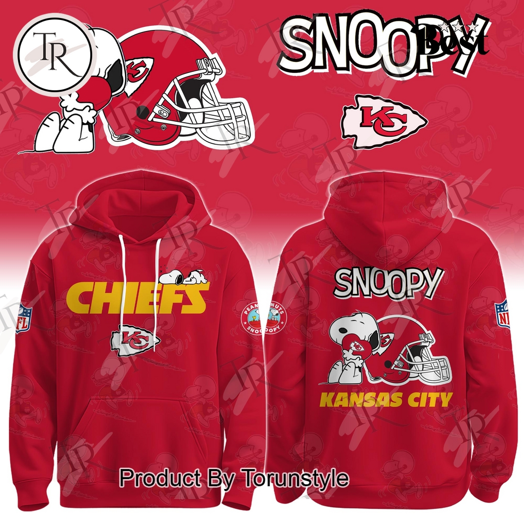 Kansas City Chiefs X Snoopy 2025 Hoodie Kansas City Chiefs X Snoopy 2025 Hoodie