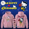 Los Angeles Rams X Hello Kitty 2025 White Edition Hoodie Los Angeles Rams X Hello Kitty 2025 White Edition Hoodie
