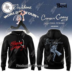 Conan Gray Wishbone World Tour'26 Black Hoodie