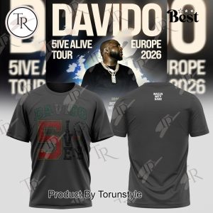 Davido X Tour 5ive Alive Europe 2026 Hoodie