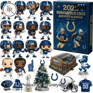 Indianapolis Colts Merry Christmas 1953-2025 Advent Calendar