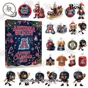 Arizona Wildcats Merry Christmas 2025 Advent Calendar