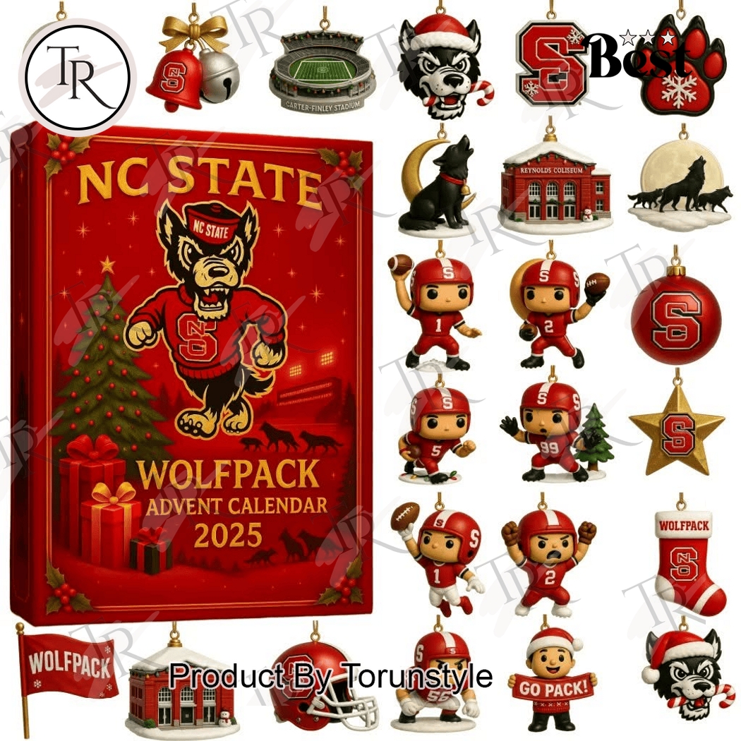 NC State Wolfpack Merry Christmas 2025 Advent Calendar NC State Wolfpack Merry Christmas 2025 Advent Calendar