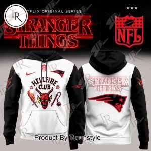 New England Patriots “Hell Fire Club” Stranger Things 2025 Hoodie