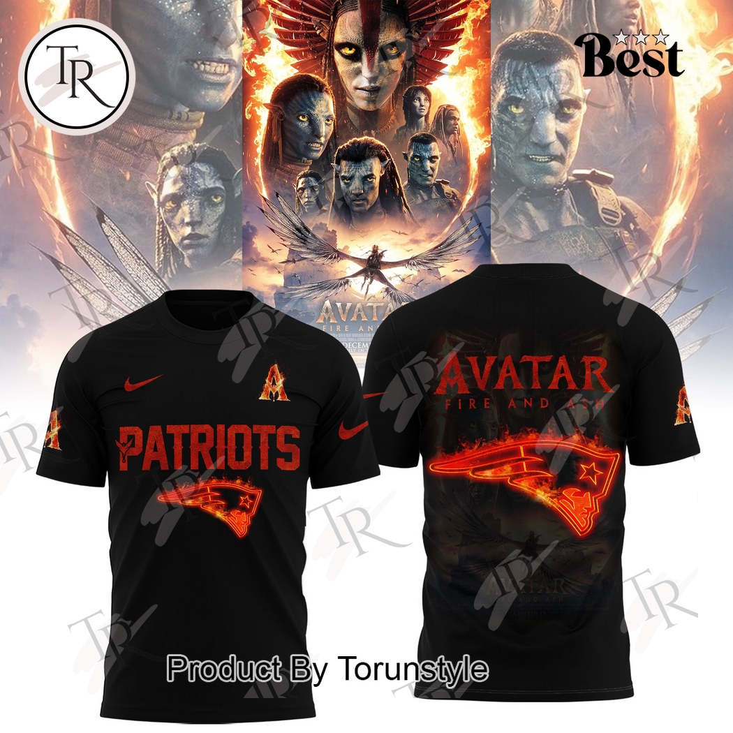 New England Patriots X Avatar 3 Fire And Ash 2025 Hoodie New England Patriots X Avatar 3 Fire And Ash 2025 Hoodie
